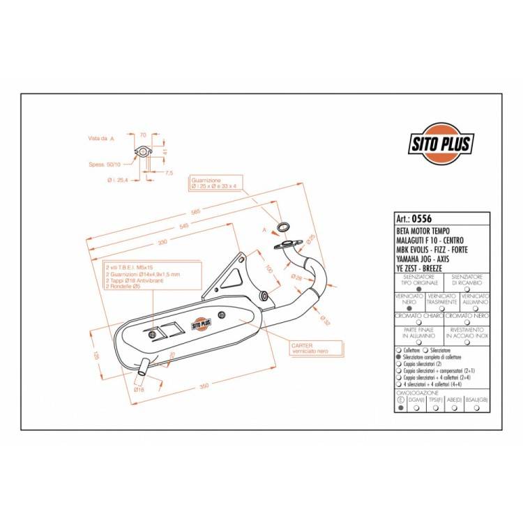 LEOVINCE SITOPLUS BETAMOTOR TEMPO 50 | LEOVINCE