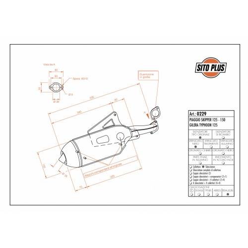 LEOVINCE SITOPLUS PIAGGIO SKIPPER 125/150 | LEOVINCE