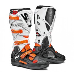 SIDI CROSSFIRE 3 SRS BIANCO ARANCIO FLUO NERO BIANCO