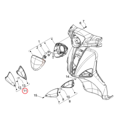 5847795 | INDICATORE DIREZ.ANT.DX | PIAGGIO RICAMBI ORIGINALI