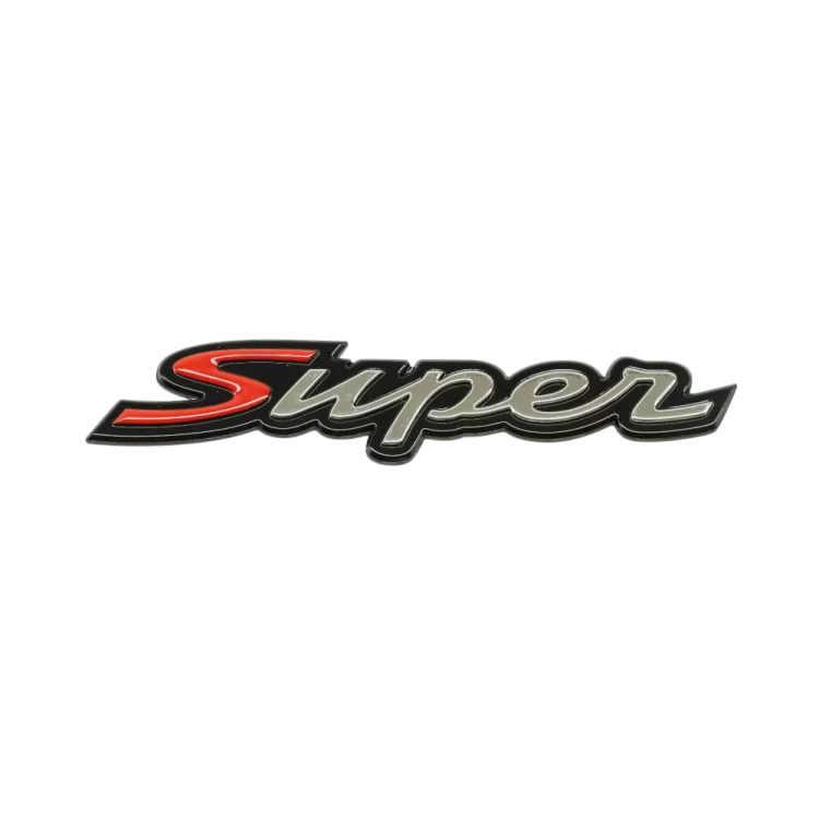 672498 | TARGHETTA "Super" | PIAGGIO RICAMBI ORIGINALI