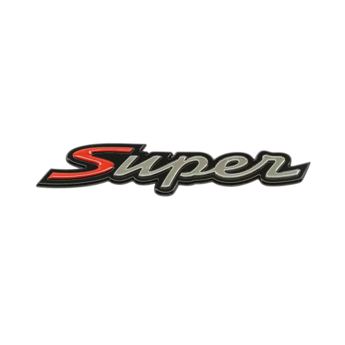 672498 | TARGHETTA "Super" | PIAGGIO RICAMBI ORIGINALI