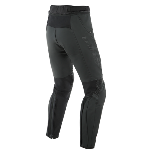 PONY 3 PELLE PANTS-076-BLACK-MATT DAINESE
