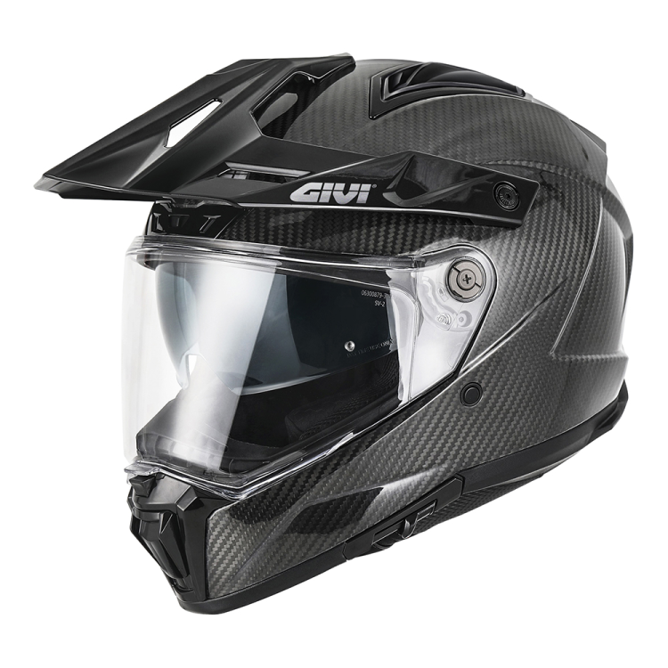 CASCO ENDURO 80.1 CARBONIO LUCIDO | GIVI | H801CCRSD