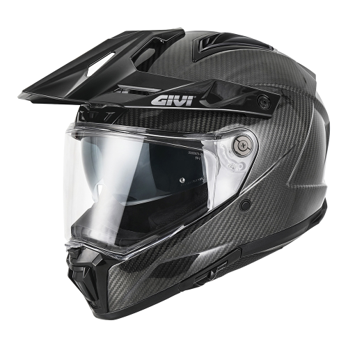 CASCO ENDURO 80.1 CARBONIO LUCIDO | GIVI | H801CCRSD