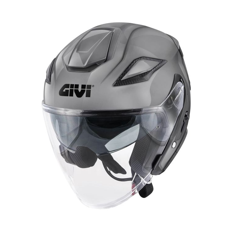 CASCO JET FIBRA X29 GRIGIO LUCIDO | GIVI | HX29BG767
