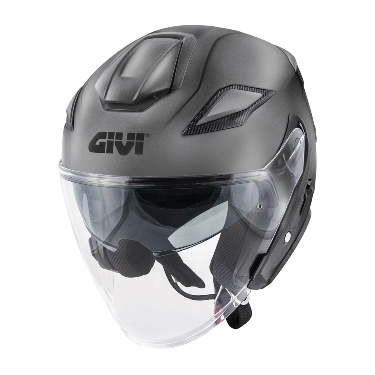 CASCO JET FIBRA X29 TITANIO OPACO | GIVI | HX29BG768