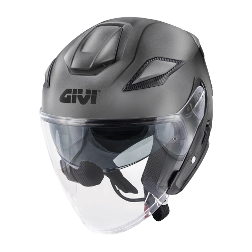 CASCO JET FIBRA X29 TITANIO OPACO | GIVI | HX29BG768