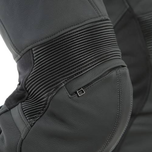 PONY 3 PELLE PANTS-076-BLACK-MATT DAINESE