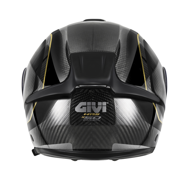 CASCO MODULARI CARBONIO X50 NERO ORO | GIVI | HX50DCRBN