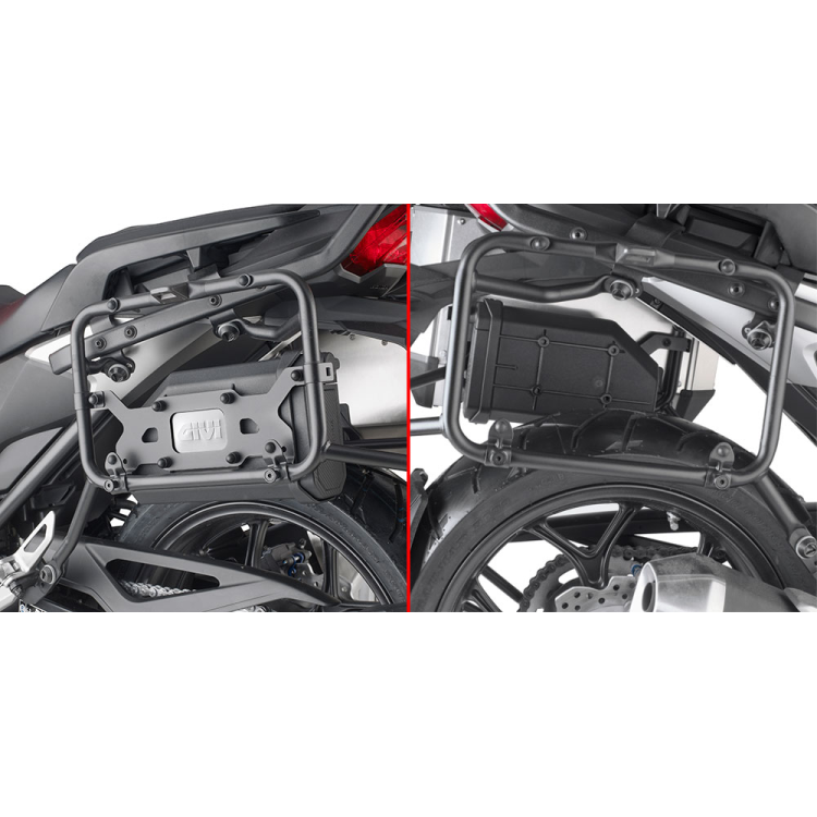 KIT DI ATTACCO SPECIFICO PER IL FISSAGGIO DELL’S250 TOOL BOX SUL PORTAVALIGIE LATERALE PLO1192MK E PLO1192CAM | GIVI | TL1192KIT