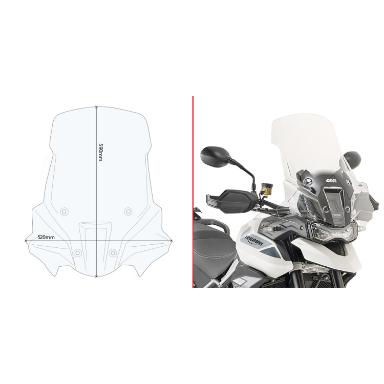 SPOILER TRIUMPH TIGER 900 2020 | GIVI | D6415ST
