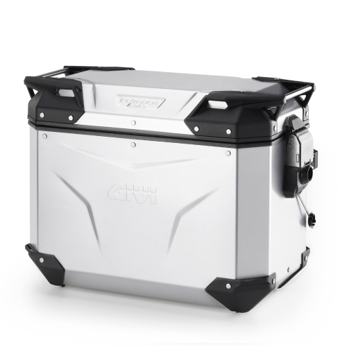 VALIGIA LATERALE SINISTRA TREKKER OUTBACK EVO IN ALLUMINIO ANODIZZATO 44LT | GIVI | OBKEV44AAL