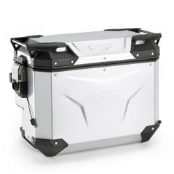 VALIGIA LATERALE DESTRA TREKKER OUTBACK EVO ALLUMINIO SCANTONATA 40LT | GIVI | OBKEVS40AAR