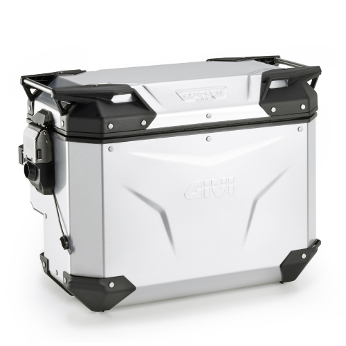 VALIGIA LATERALE DESTRA TREKKER OUTBACK EVO ALLUMINIO SCANTONATA 40LT | GIVI | OBKEVS40AAR