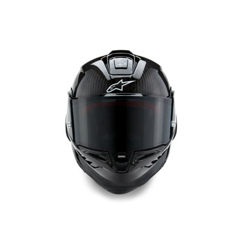 SUPERTECH R10 SOLID HELMET ECE06/DOT/FIM BLACK CARBON M&G | ALPINESTARS