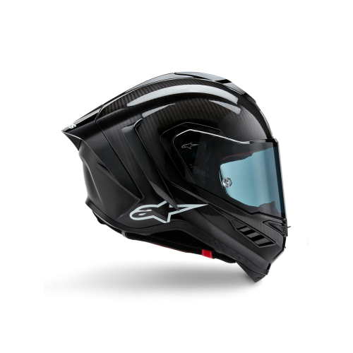 SUPERTECH R10 SOLID HELMET ECE06/DOT/FIM BLACK CARBON M&G | ALPINESTARS