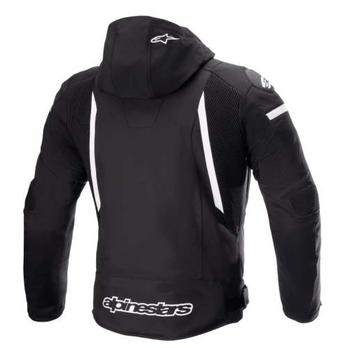 ZACA WATERPROOF JACKET BLACK WHITE | ALPINESTARS