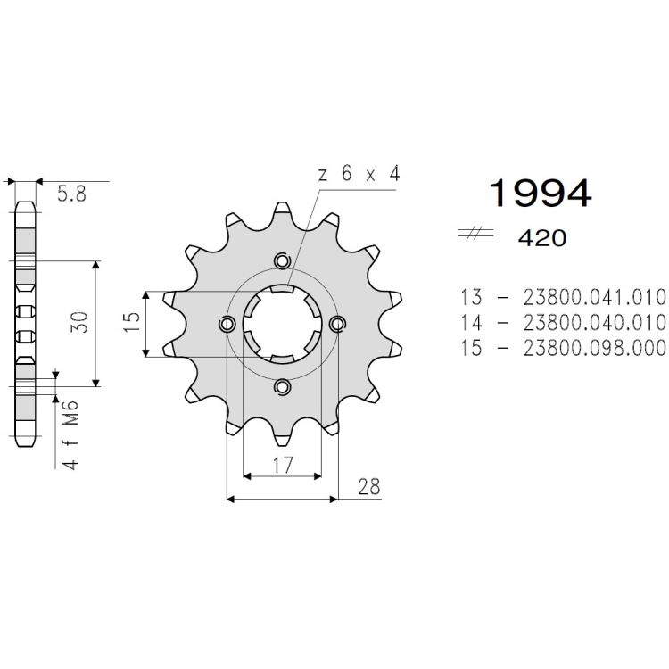 PIGNONE - 420 Z 16 | OGNIBENE |  MPN 361994016