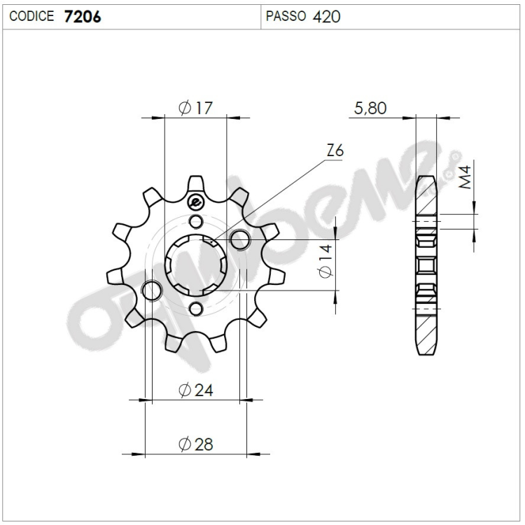 PIGNONE OE - 420 Z 13 | OGNIBENE |  MPN 367206Z13
