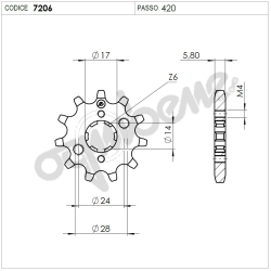 PIGNONE OE - 420 Z 15 | OGNIBENE |  MPN 367206Z15