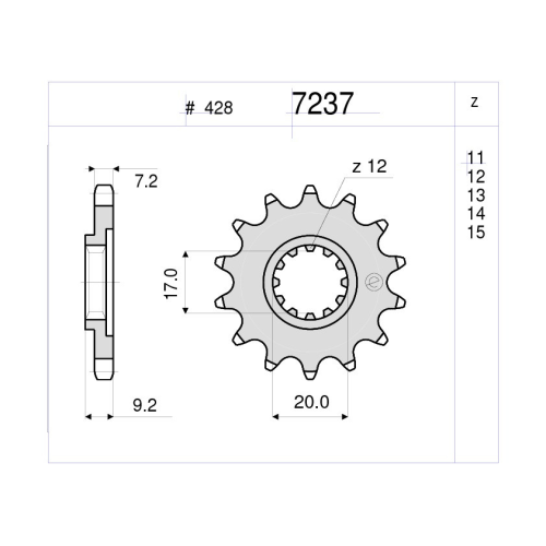 PIGNONE OE - 428 Z 14 | OGNIBENE |  MPN 367237Z14