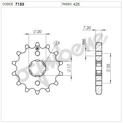 PIGNONE - 428 Z 14 | OGNIBENE |  MPN 367153014