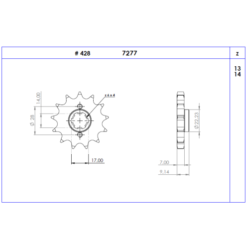 PIGNONE - 428 Z 14 | OGNIBENE |  MPN 367277014