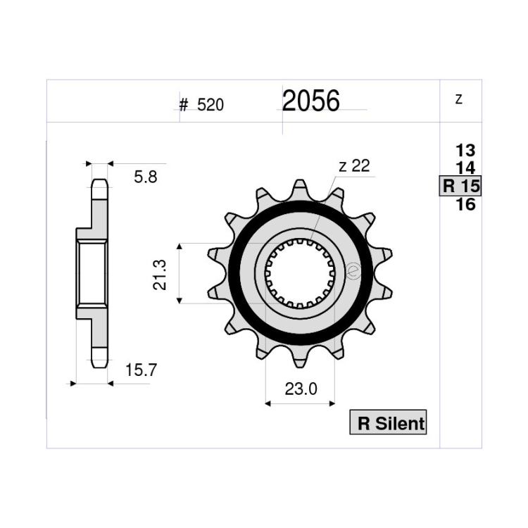 PIGNONE - 520 Z 14 | OGNIBENE |  MPN 362056014