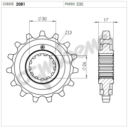 PIGNONE - 530 Z 16 | OGNIBENE |  MPN 362081016