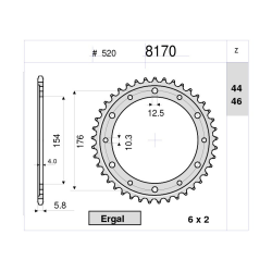 CORONA ERGAL - 520 Z 44 | OGNIBENE |  MPN 368170344