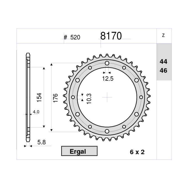 CORONA ERGAL - 520 Z 44 | OGNIBENE |  MPN 368170344