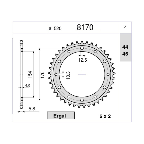 CORONA ERGAL - 520 Z 44 | OGNIBENE |  MPN 368170344