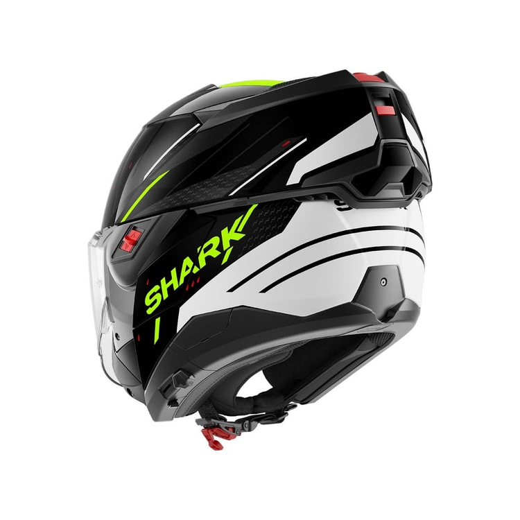 CASCO MODULARE OXO RYDGER BLACK WHITE YELLOW | SHARK HELMETS