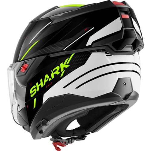 CASCO MODULARE OXO RYDGER BLACK WHITE YELLOW | SHARK HELMETS