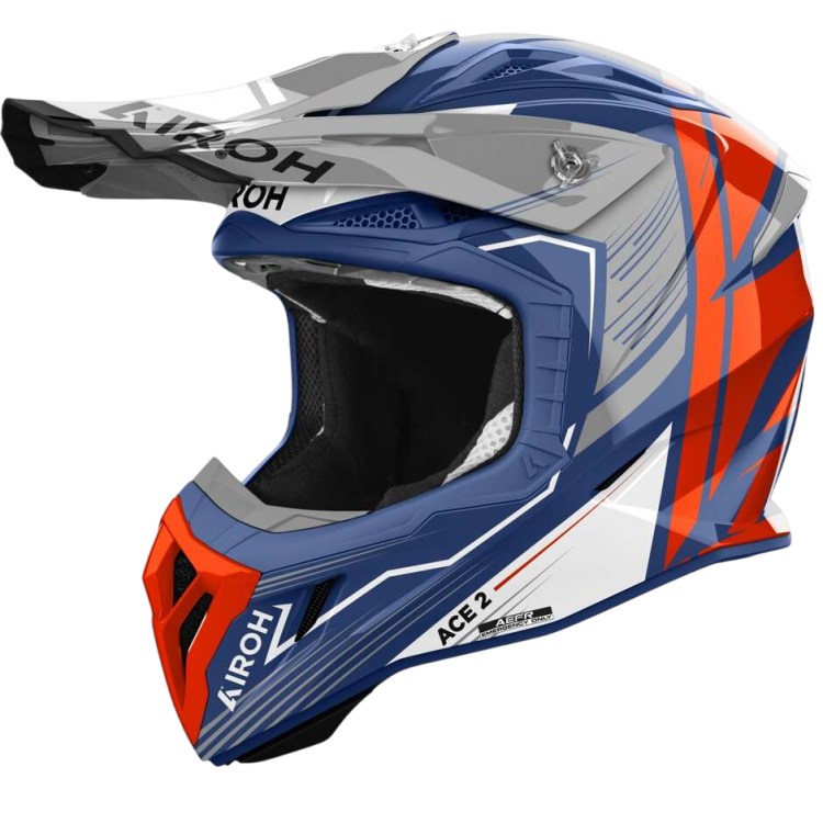 CASCO AVIATOR ACE 2 ENGINE CERULEAN GLOSS | AIROH