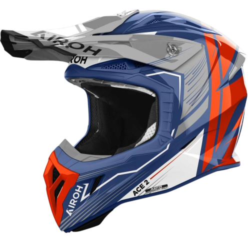 CASCO AVIATOR ACE 2 ENGINE CERULEAN GLOSS | AIROH