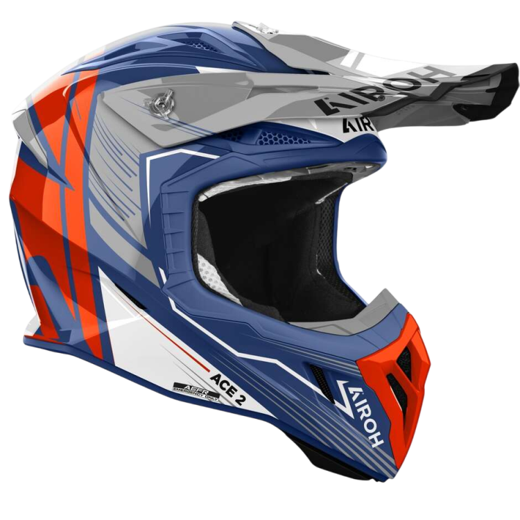 CASCO AVIATOR ACE 2 ENGINE CERULEAN GLOSS | AIROH