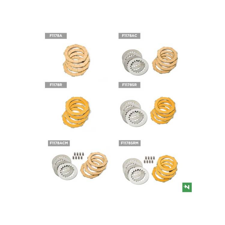 F1178ACM | SET COMPLETO DISCHI FRIZIONE + MOLLE | NEWFREN