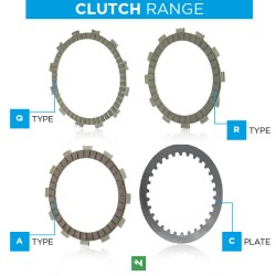 F1589A | SET DISCHI FRIZIONE GUARNITI | NEWFREN