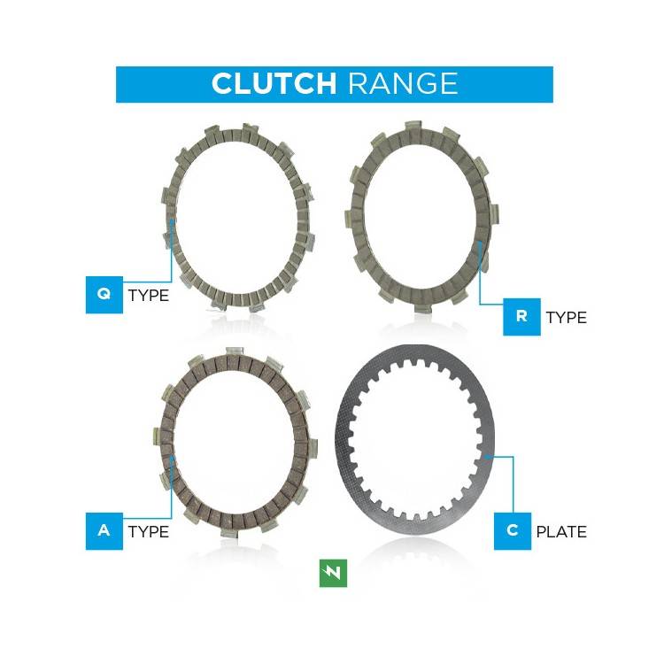 F1589A | SET DISCHI FRIZIONE GUARNITI | NEWFREN