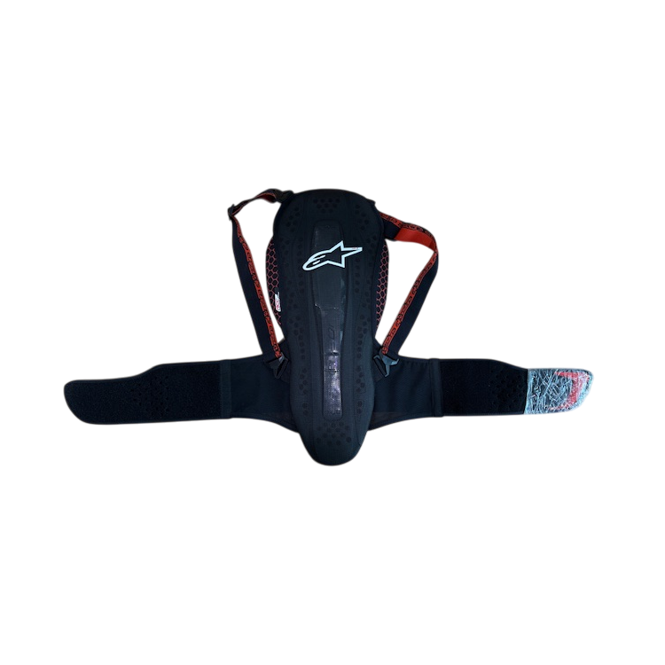 PROTEZIONE SCHIENA NUCLEON KR-2 BLACK SMOKE RED | ALPINESTARS