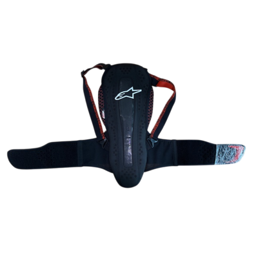 PROTEZIONE SCHIENA NUCLEON KR-2 BLACK SMOKE RED | ALPINESTARS