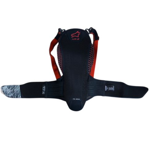 PROTEZIONE SCHIENA NUCLEON KR-2 BLACK SMOKE RED | ALPINESTARS