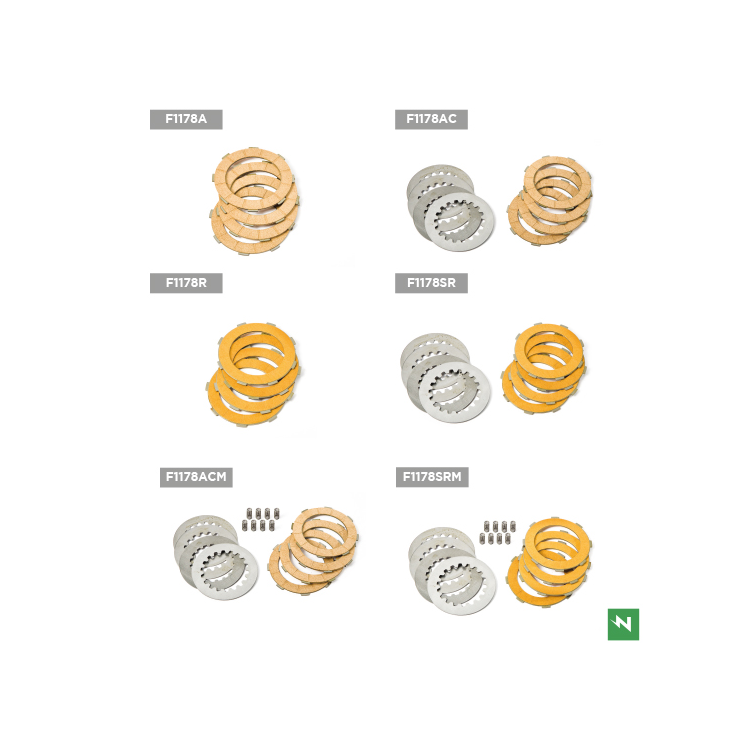 F1178A | SET DISCHI FRIZIONE GUARNITI | NEWFREN