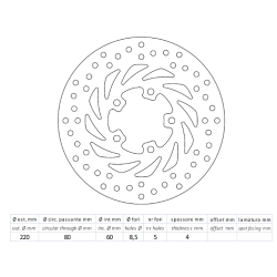 DF4017A | DISCO FRENO IN ACCIAIO | NEWFREN