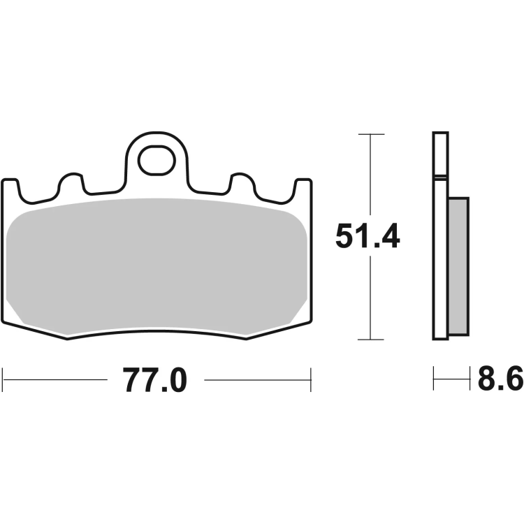 Pastiglia Brembo 07BB26SR