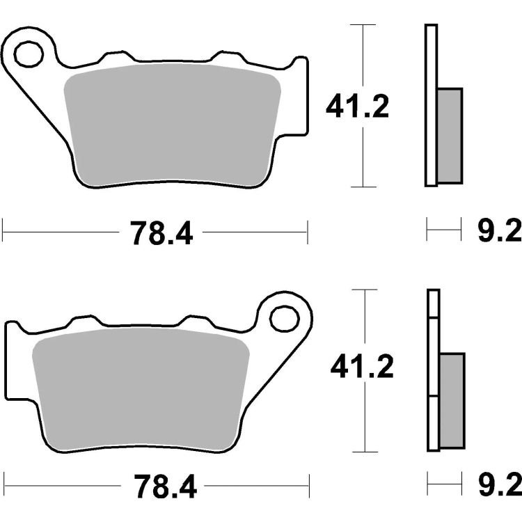 Pastiglia Brembo 07BB02SD