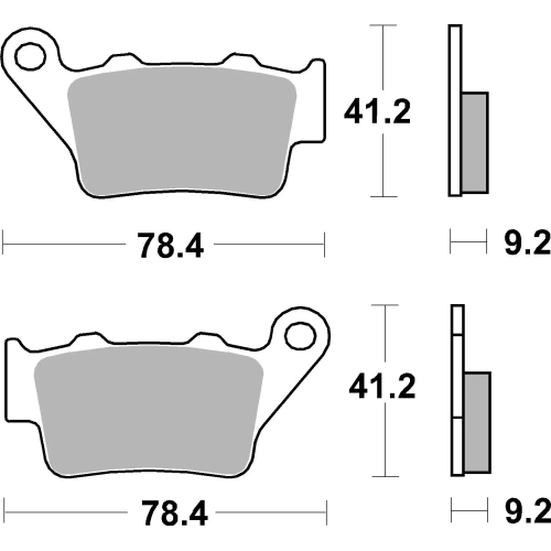 Pastiglia Brembo 07BB02SD