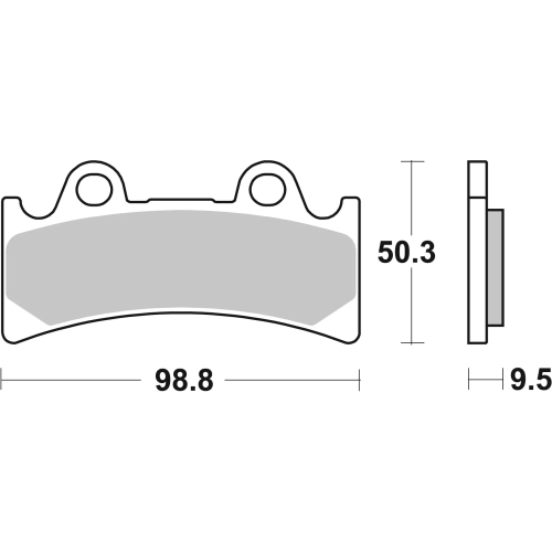 Pastiglia Brembo 07YA32SR